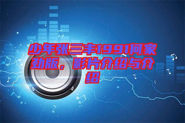 少年張三豐1991何家勁版，影片介紹與介紹