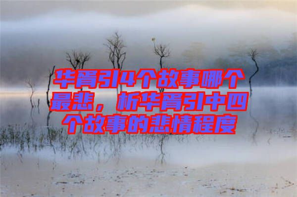 華胥引4個故事哪個最悲，析華胥引中四個故事的悲情程度