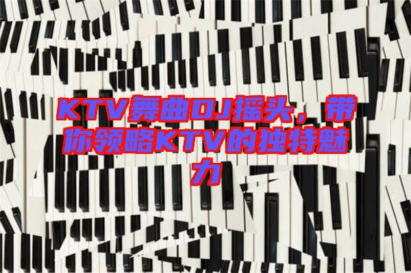 KTV舞曲DJ搖頭，帶你領(lǐng)略KTV的獨(dú)特魅力