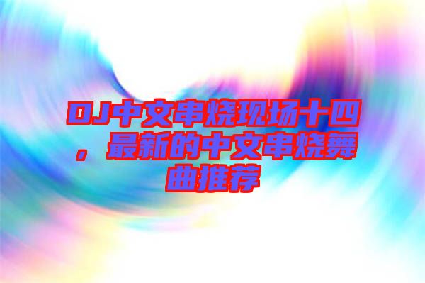 DJ中文串燒現(xiàn)場(chǎng)十四，最新的中文串燒舞曲推薦