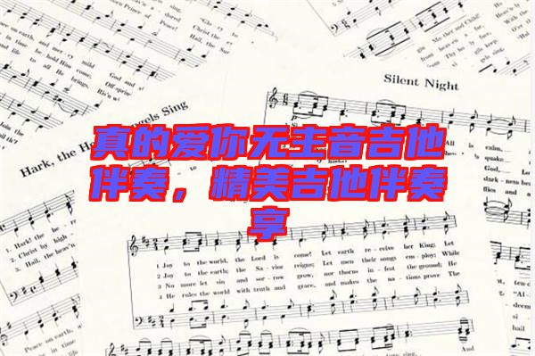 真的愛你無主音吉他伴奏，精美吉他伴奏享