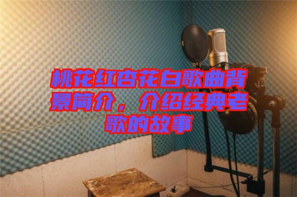 桃花紅杏花白歌曲背景簡介，介紹經(jīng)典老歌的故事