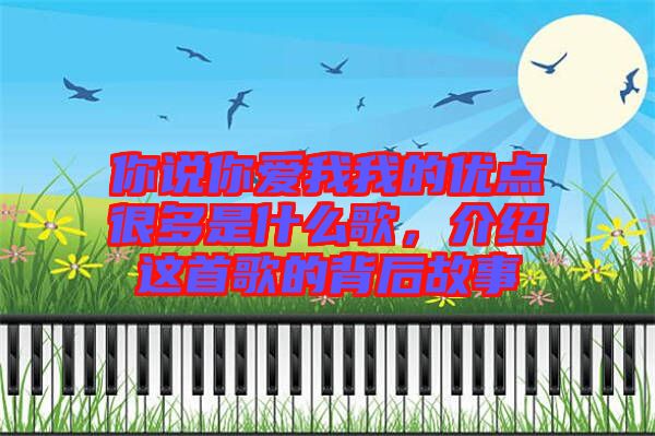 你說(shuō)你愛我我的優(yōu)點(diǎn)很多是什么歌，介紹這首歌的背后故事