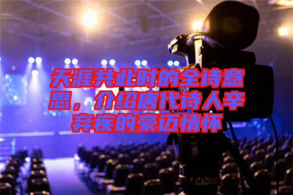 天涯共此時的全詩意思，介紹唐代詩人辛棄疾的豪邁情懷