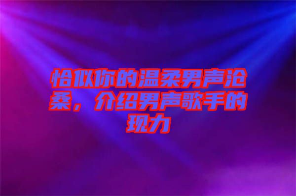 恰似你的溫柔男聲滄桑，介紹男聲歌手的現(xiàn)力