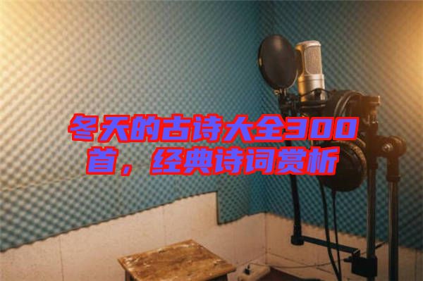 冬天的古詩(shī)大全300首，經(jīng)典詩(shī)詞賞析