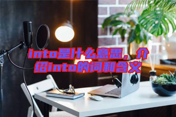 into是什么意思，介紹into的詞和含義