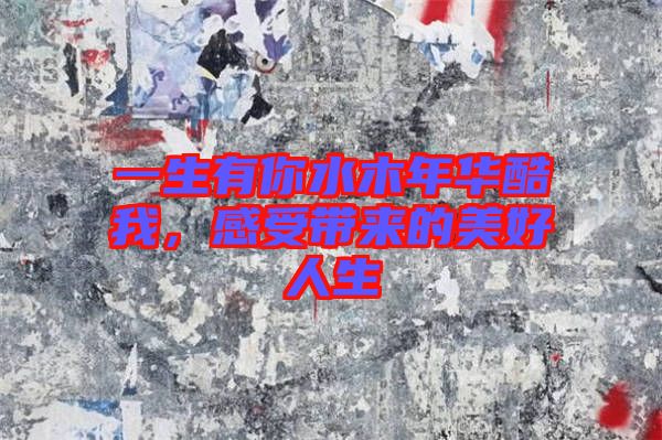 一生有你水木年華酷我，感受帶來(lái)的美好人生