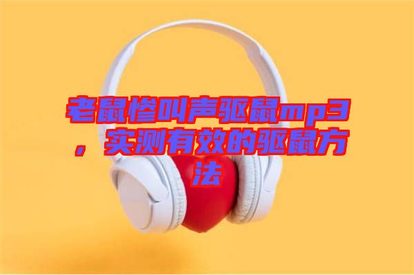 老鼠慘叫聲驅鼠mp3，實測有效的驅鼠方法