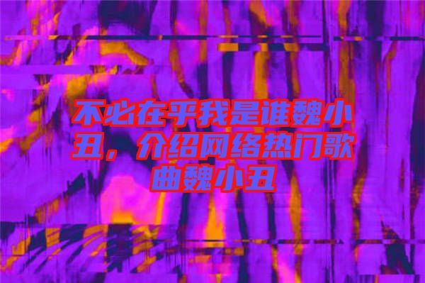 不必在乎我是誰(shuí)魏小丑，介紹網(wǎng)絡(luò)熱門(mén)歌曲魏小丑