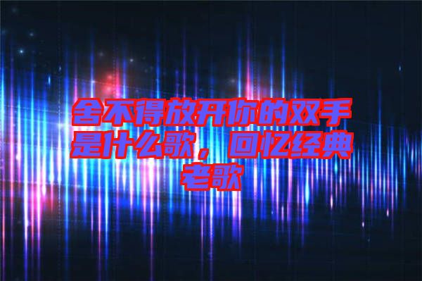 舍不得放開你的雙手是什么歌，回憶經(jīng)典老歌