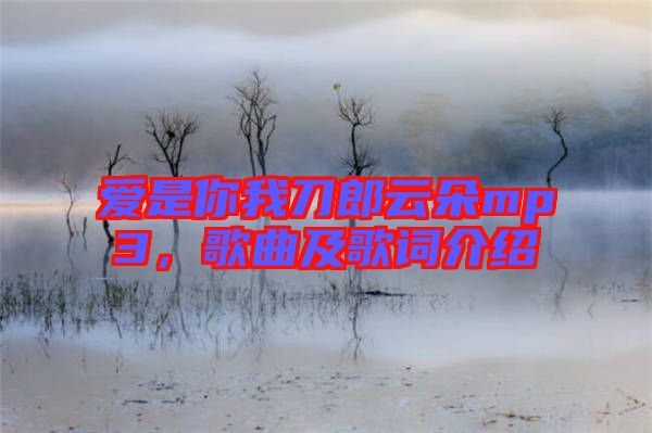 愛是你我刀郎云朵mp3，歌曲及歌詞介紹