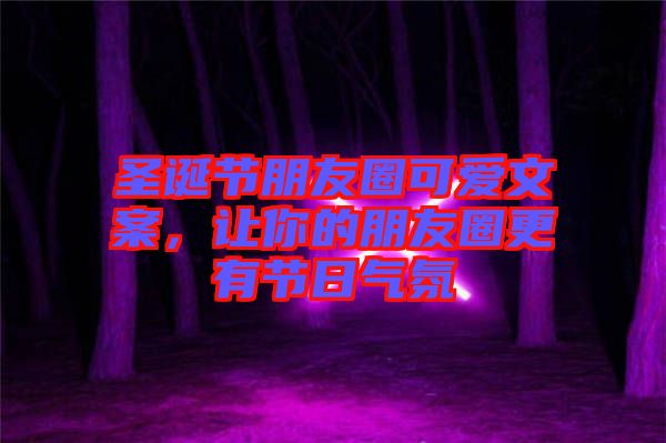 圣誕節(jié)朋友圈可愛文案，讓你的朋友圈更有節(jié)日氣氛