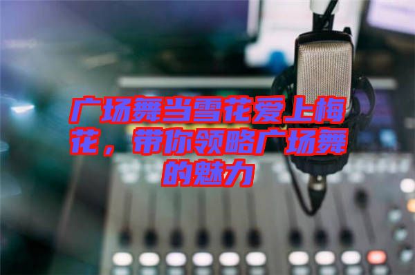 廣場(chǎng)舞當(dāng)雪花愛上梅花，帶你領(lǐng)略廣場(chǎng)舞的魅力