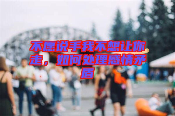 不愿說手我不想讓你走，如何處理感情矛盾