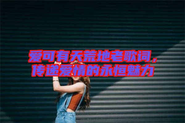 愛(ài)可有天荒地老歌詞，傳遞愛(ài)情的永恒魅力