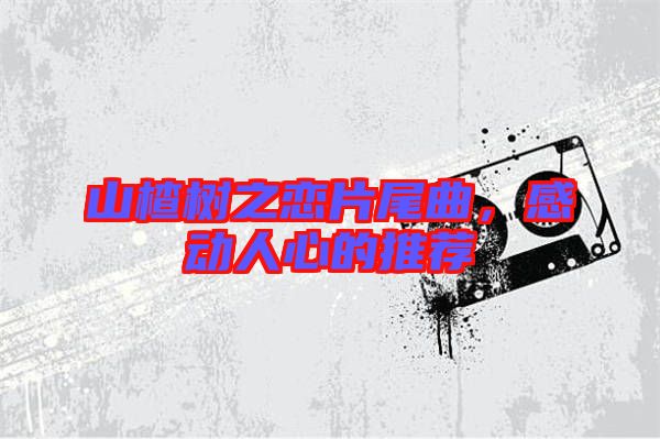 山楂樹之戀片尾曲，感動人心的推薦