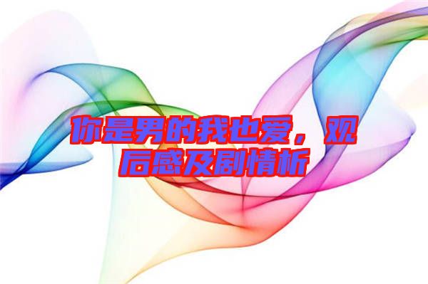 你是男的我也愛(ài)，觀后感及劇情析