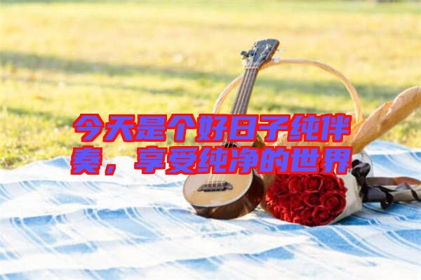 今天是個好日子純伴奏，享受純凈的世界