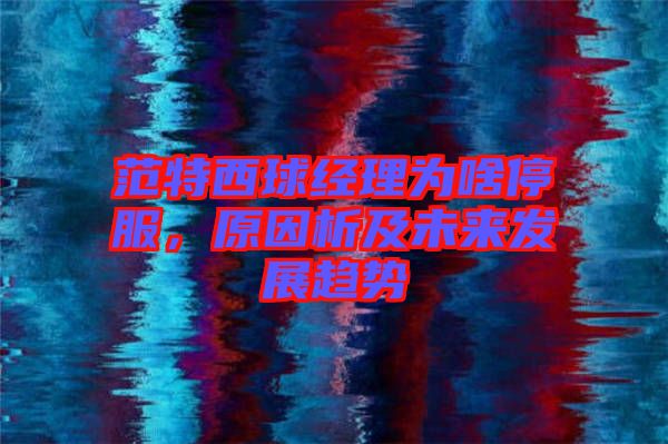 范特西球經(jīng)理為啥停服，原因析及未來(lái)發(fā)展趨勢(shì)