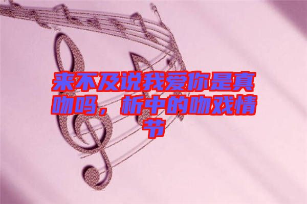 來不及說我愛你是真吻嗎，析中的吻戲情節(jié)