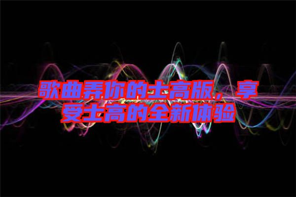 歌曲弄你的士高版，享受士高的全新體驗(yàn)