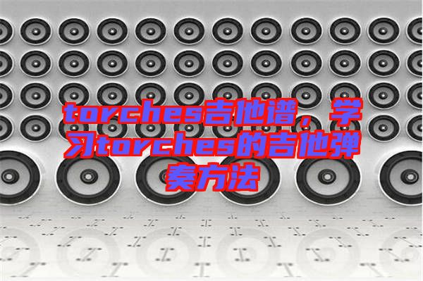 torches吉他譜，學(xué)習(xí)torches的吉他彈奏方法