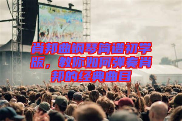 肖邦曲鋼琴簡譜初學(xué)版，教你如何彈奏肖邦的經(jīng)典曲目