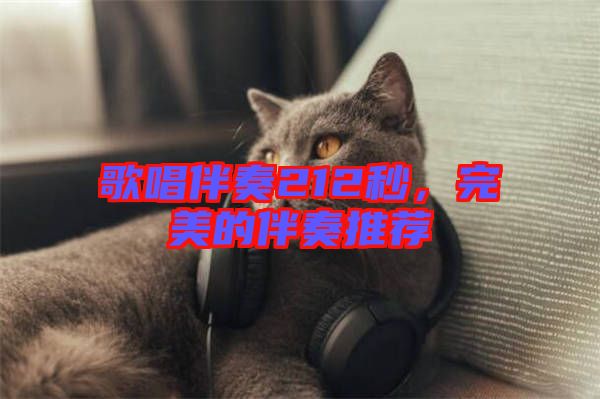 歌唱伴奏212秒，完美的伴奏推薦