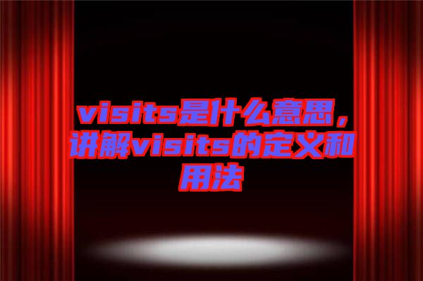 visits是什么意思，講解visits的定義和用法