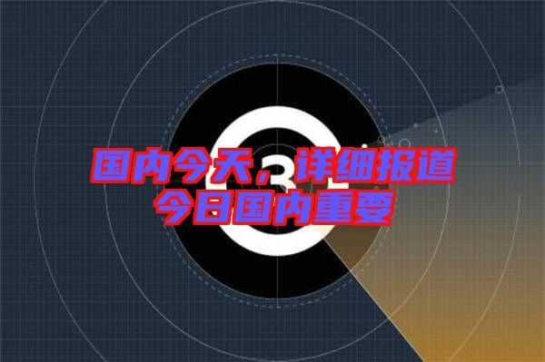 國(guó)內(nèi)今天，詳細(xì)報(bào)道今日國(guó)內(nèi)重要