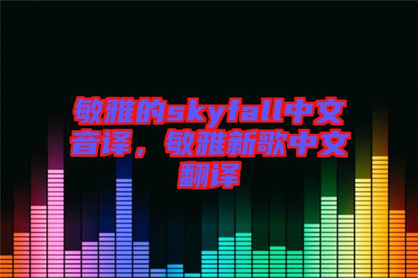敏雅的skyfall中文音譯，敏雅新歌中文翻譯