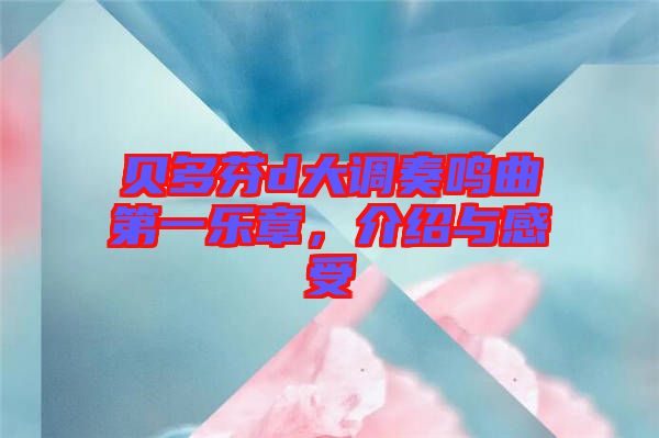 貝多芬d大調(diào)奏鳴曲第一樂章，介紹與感受