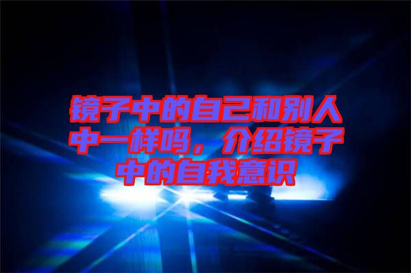 鏡子中的自己和別人中一樣嗎，介紹鏡子中的自我意識(shí)