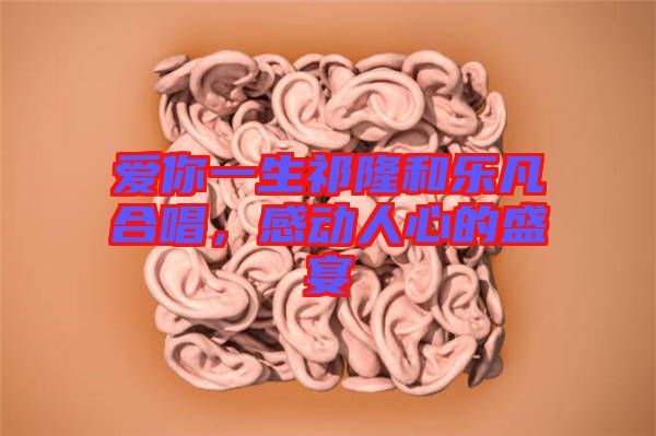 愛你一生祁隆和樂凡合唱，感動(dòng)人心的盛宴