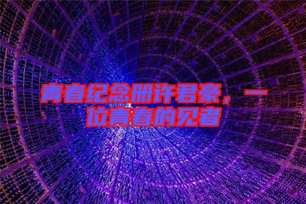 青春紀(jì)念冊(cè)許君豪，一位青春的見(jiàn)者