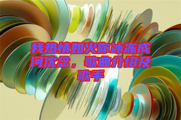 我熱情如火你冰凍成河沈念，歌曲介紹及歌手