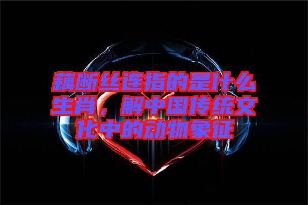 藕斷絲連指的是什么生肖，解中國傳統(tǒng)文化中的動(dòng)物象征