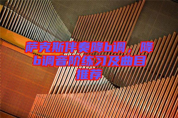 薩克斯伴奏降b調(diào)，降b調(diào)音階練習(xí)及曲目推薦