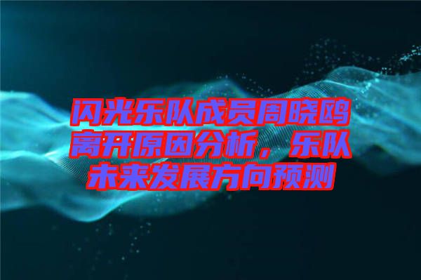 閃光樂(lè)隊(duì)成員周曉鷗離開(kāi)原因分析，樂(lè)隊(duì)未來(lái)發(fā)展方向預(yù)測(cè)