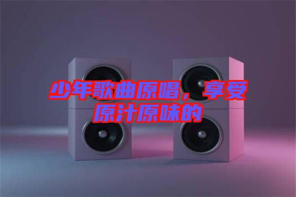 少年歌曲原唱，享受原汁原味的
