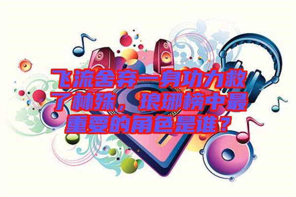 飛流舍棄一身功力救了林殊，瑯琊榜中最重要的角色是誰？