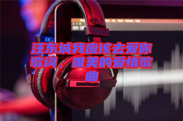 汪東城我應(yīng)該去愛(ài)你歌詞，唯美的愛(ài)情歌曲