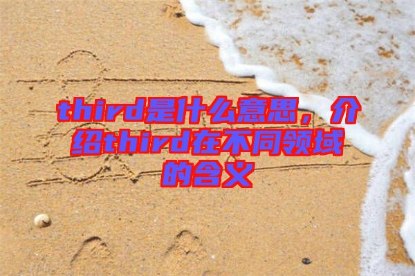 third是什么意思，介紹third在不同領(lǐng)域的含義