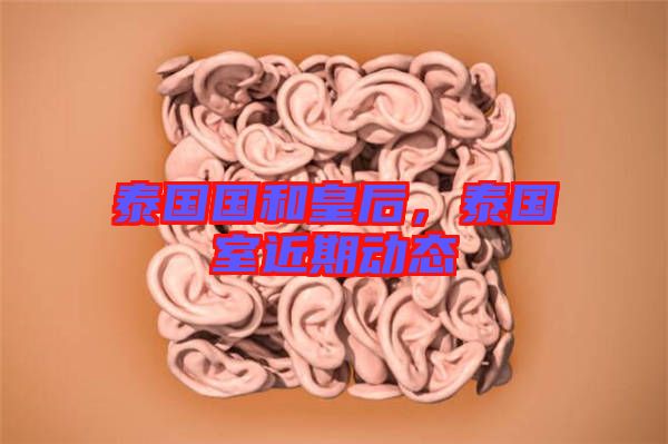 泰國國和皇后，泰國室近期動態(tài)