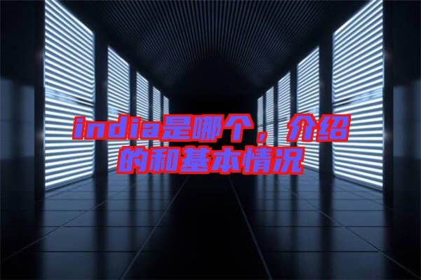 india是哪個，介紹的和基本情況