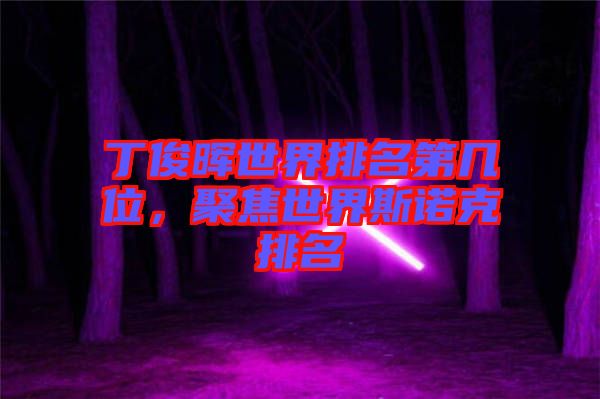 丁俊暉世界排名第幾位，聚焦世界斯諾克排名