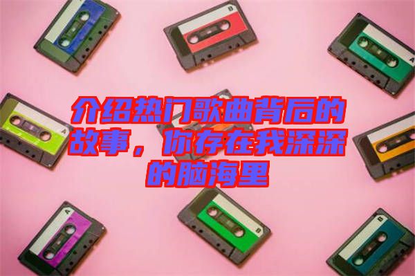 介紹熱門歌曲背后的故事，你存在我深深的腦海里