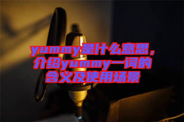 yummy是什么意思，介紹yummy一詞的含義及使用場景