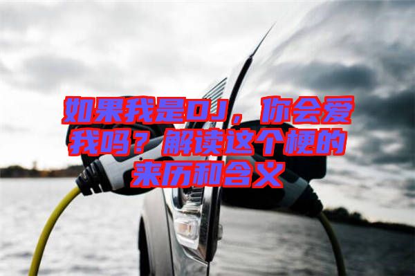 如果我是DJ，你會(huì)愛(ài)我嗎？解讀這個(gè)梗的來(lái)歷和含義